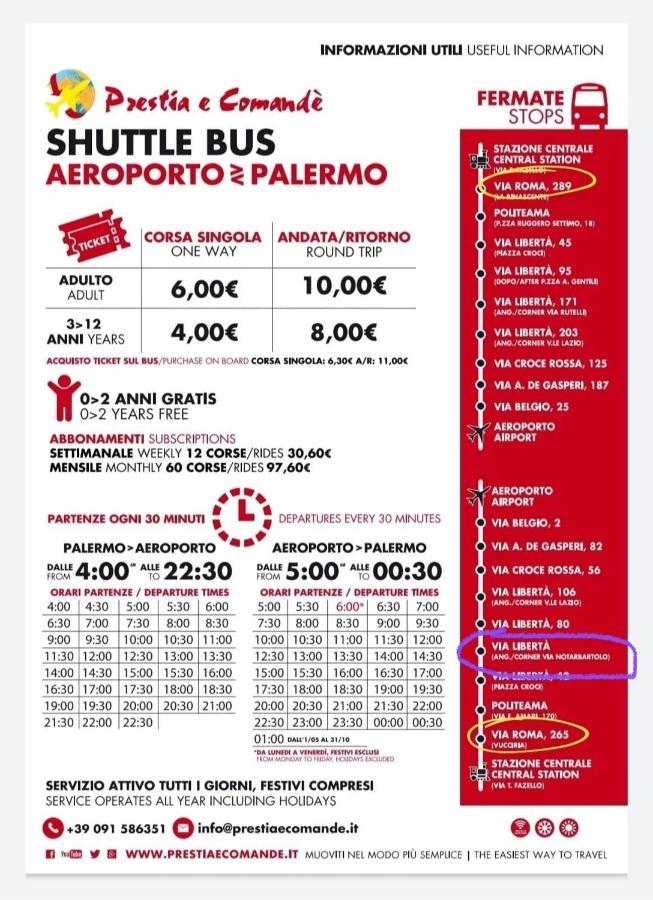 Apartmán Le Stanze Di Irma Palermo Exteriér fotografie